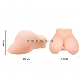 Мастурбатор вагіна анус з ротацією та вібрацією «Dana» 6