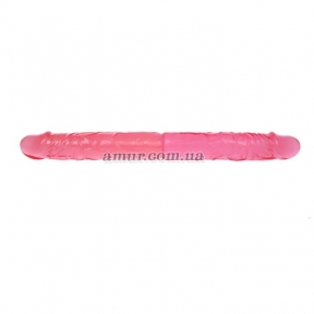 Двосторонній фалоімітатор «Double Dong» 36 см, рожевий 0