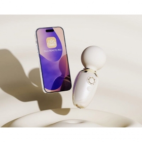 Смарт-вибромассажер Zalo – AVA, белый, 8 режимов, подогрев, очень мощный и компактный 5