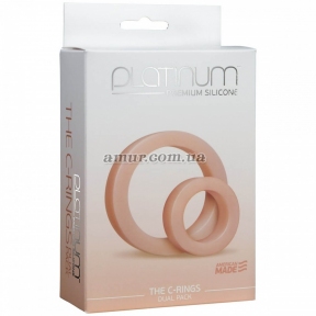 Набор эрекционных колец Doc Johnson Platinum Premium Silicone - The C-Rings 0