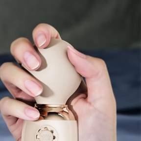 Смарт-вибромассажер Zalo – AVA, белый, 8 режимов, подогрев, очень мощный и компактный 4