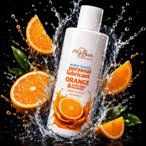 Лубрикант + массажное масло 2 в 1 MyLove Aroma Series Orange, 300 мл 2