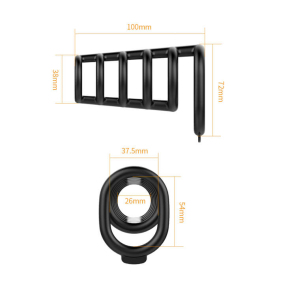 Эрекционное кольцо-насадка «Pretty Love Rodrigo» 6
