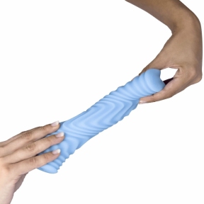 Мастурбатор Wooomy Saucy Abstract Masturbator, наскрізний, двосторонній 7