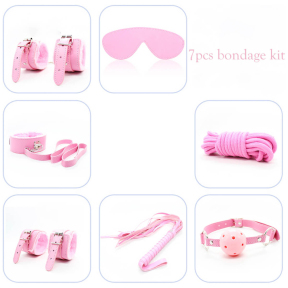 Набір БДСМ іграшок Fetish B-Series BDSM Kit 2.0, рожевий 6