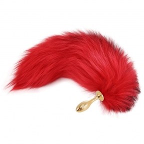 Анальна пробка з хвостом лисиці LOCKINK SEVANDA Red Vixen Set with Pear-shape Plug 4