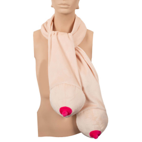 Плюшевий шарф із грудьми 0