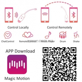 Смарт-віброяйце Magic Motion Vini Orange, керування зі смартфона 3