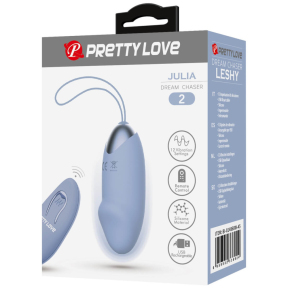 Виброяйцо Pretty Love Julia, 12 режимов вибрации, пульт ДУ 7
