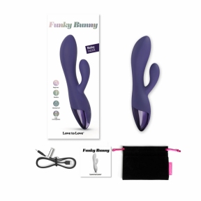 Вібратор-кролик Love To Love Funky Bunny - Midnight Indigo 4
