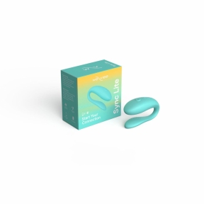 Смарт-вібратор для пар We-Vibe Sync Lite Aqua, 10 віброрежимів 7