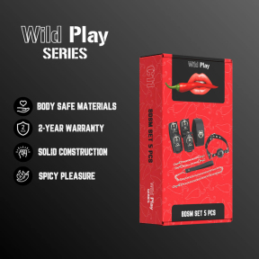 Набір БДСМ Erospace Wild Play C11, 5 предметів 0