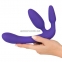 Безремневой страпон «Vibrating Strapless Strap-On 3» фиолетовый, с вибрацией 2