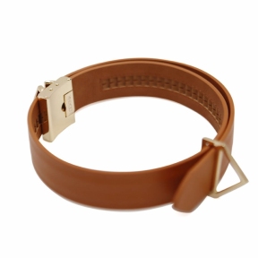 Повідець LOCKINK Tied Collar with Leash Set, коричневий 6