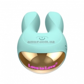 Вибратор-кролик Love To Love Hear Me Menthe с двумя моторчиками и LED-подсветкой 5