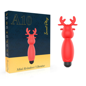 Мини-вибратор Sweet Play Mini Reindeer A10, красный 6