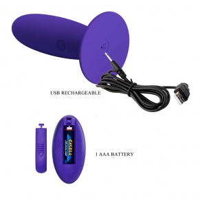 Анальная втулка «Pretty Love Remote Control Vibrating Plug-Youth», 12 режимов вибрации 4