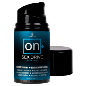 Крем для повышения либидо у мужчин Sensuva ON Sex Drive for Him, 50 мл 0