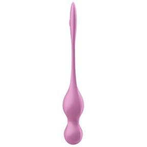 Вагинальные смарт-шарики с вибрацией Satisfyer Love Birds 1, розовые, 78 г 3