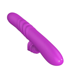 Вибратор-кролик «Angelia», 20 режимов вибарции, 3 режима движения, подогрев 4