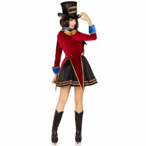 Костюм циркачки Leg Avenue Classic Ringmaster Costume, сукня, капелюх 4