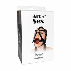 Кляп-маска з силіконовим кільцем Art of Sex - Tamer 2