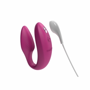 Смарт-вибратор для пар We-Vibe Sync 2, розовый, 10 виброрежимов, пульт ДУ 5