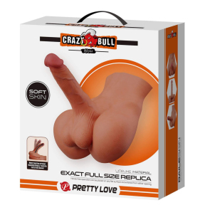 Мастурбатор-попка с фаллоимитатором Crazy Bull Rhyne, телесный, 2,4 кг 6
