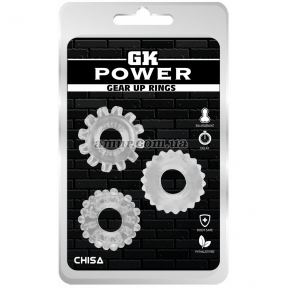 Эрекционные кольца «GK Power» прозрачные 0