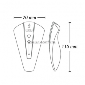 Клиторальный вибратор Shunga Obi, малиновый 2