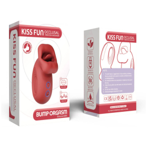 Клиторальный стимулятор Kiss Fun Bump Orgasm, 10 режимов вибрации и движения 9