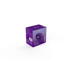 Смарт-вібратор для пар We-Vibe Sync 2, фіолетовий, 10 віброрежимів, пульт ДК 8