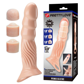 Удлиняющая насадка на член Pretty Love Adjustable Extender, 3 модуля 7