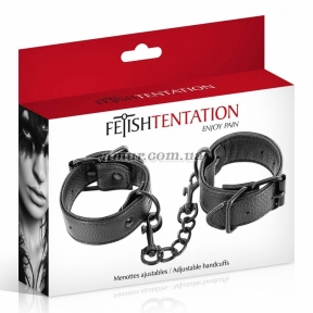 Наручники Fetish Tentation Adjustable Handcuffs, регульовані, знімний ланцюжок з карабінами 2