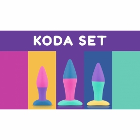 Набор анальных пробок PMV20 Koda – Butt Plug Set, диаметр 2,9 см, 3,9 см, 5 см 5