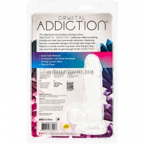 Фалоімітатор Addiction - Crystal Clear 4