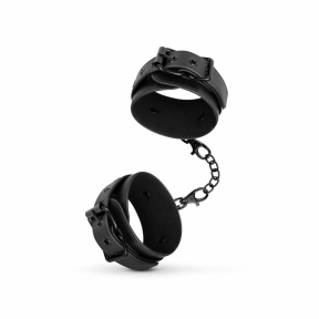 Поножи Bedroom Fantasies: Faux Leather Ankle Cuffs, черные 2