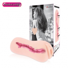 Мастурбатор-вагина двухслойный Kokos Sanda Double Layer 4