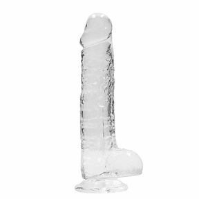 Фаллоимитатор «Realrock Dildo 8», 21 см, прозрачный 0