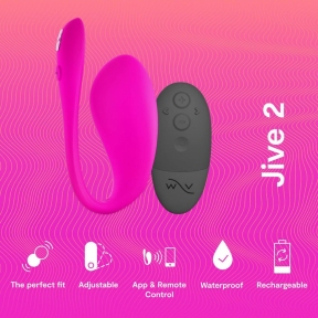 Виброяйцо с функцией управления телефоном «We-Vibe Jive 2», розовое  5