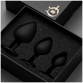 Набор силиконовых анальных пробок Jewellery Silicone Plug Set 6