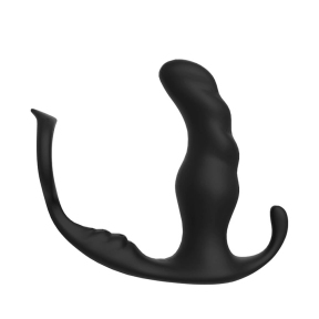 Масажер простати з кільцем для мошонки «Boss Knight», пульт ДК 2