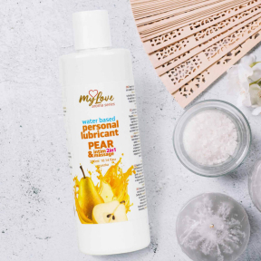 Лубрикант и массажный гель 2 в 1 MyLove Aroma, с ароматом груши, 300 мл 0
