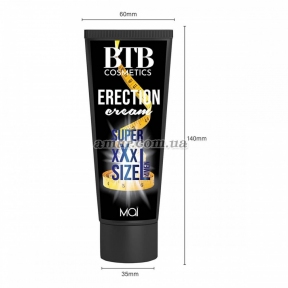 Крем для ерекції та збільшення члена BTB XXL Erection Cream, 100 мл 2