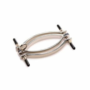 Затискач для статевих губ Master Series: Pussy Tugger Adjustable Vagina Clamp with Chain 2