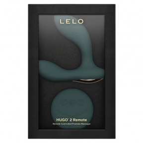 Масажер простати LELO Hugo 2 Remote, зелений, 2 мотори, дуже потужний, пульт ДУ 3