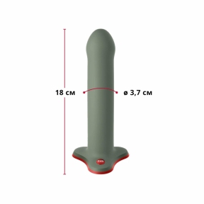 Фаллоимитатор Fun Factory MAGNUM, оливковый, очень гибкий, длина 18,3 см, диаметр 3,7 см 0