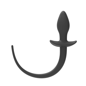 Пробка-хвост Erospace Wild Play Anal Plug With Tail C3, черная 2