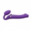 Безремневий страпон з вібрацією Strap-On-Me Vibrating Violet L, діаметр 3,7 см, пульт ДУ 0