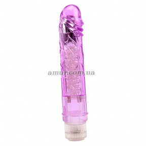 Вибратор «Crystall Jelly», фиолетовый